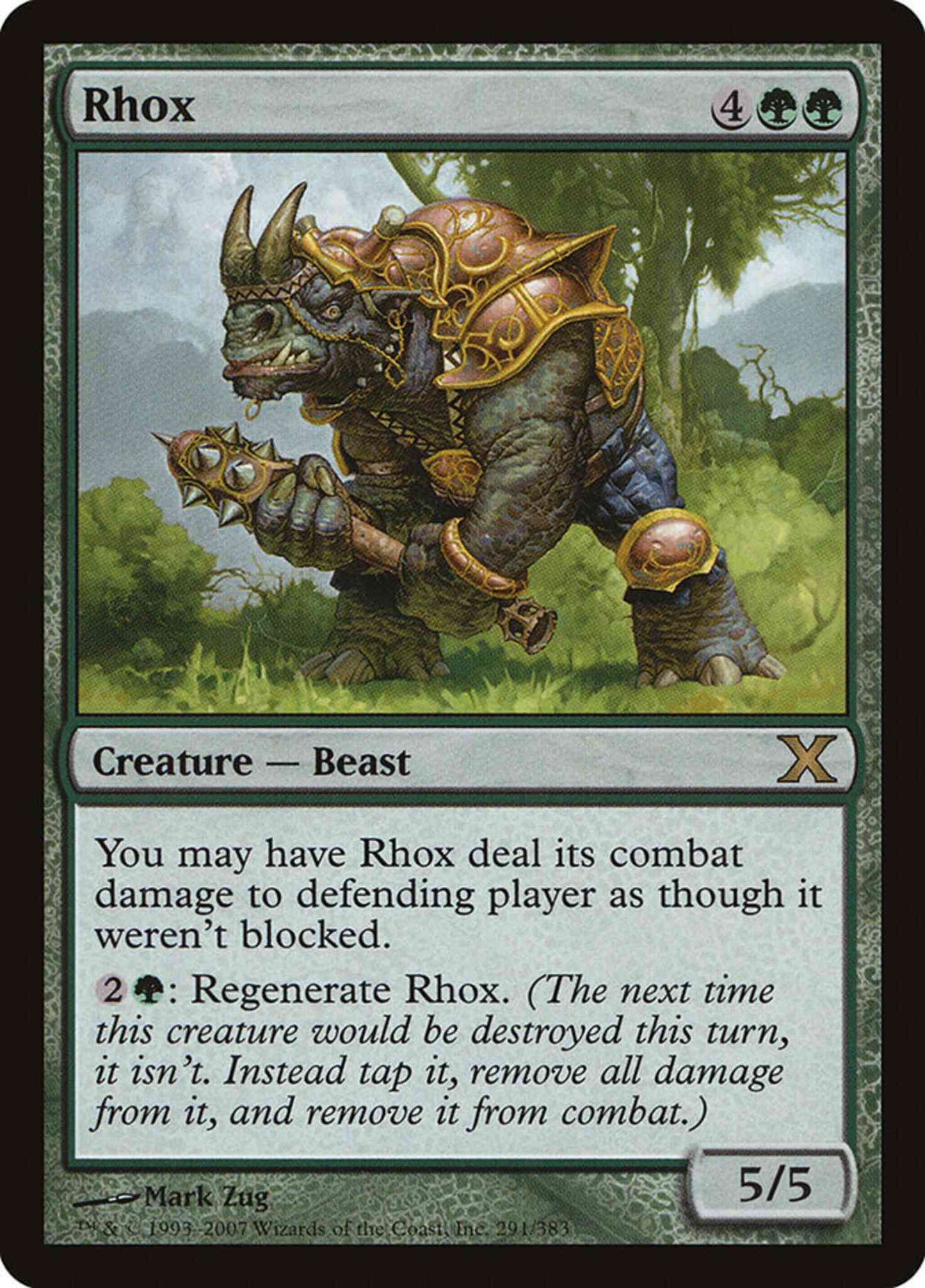 Rhox [291] [Tenth Edition] [Non-Foil]