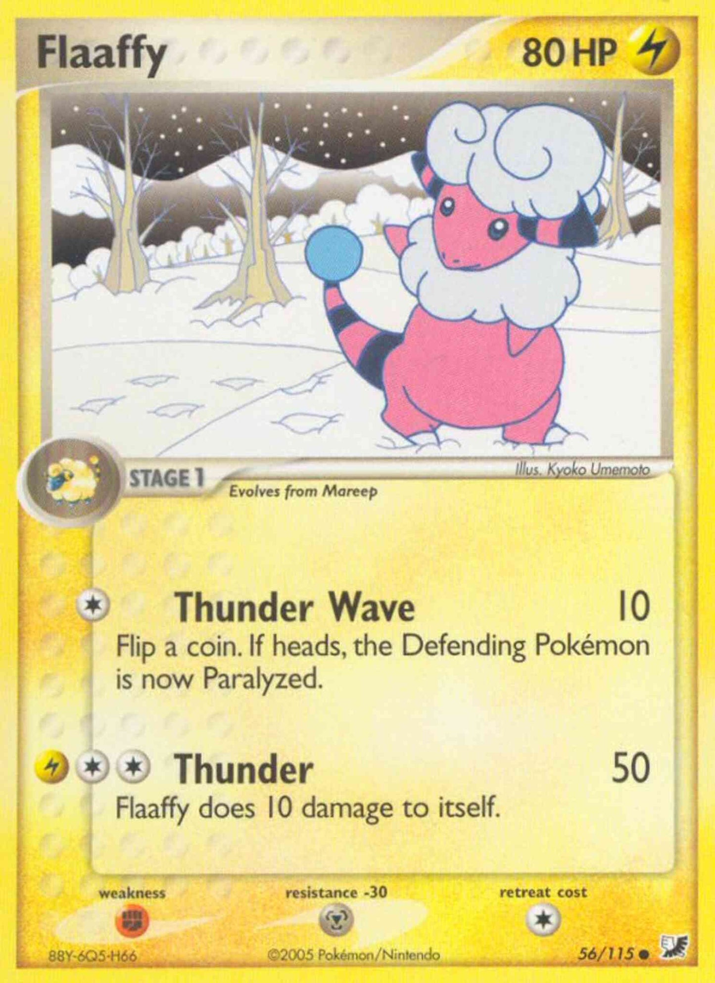 Flaaffy - 56/115 - Common [ex10-56] [Non-Holo]