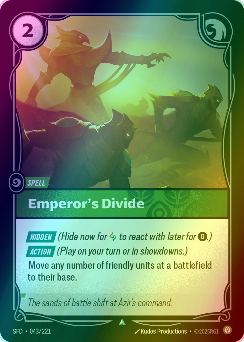 Emperor's Divide - 043/221 [Spiritforged] [Foil]