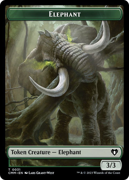 Eldrazi Token (01) // Elephant Token (31) [Commander Masters: Tokens] [Non-Foil]