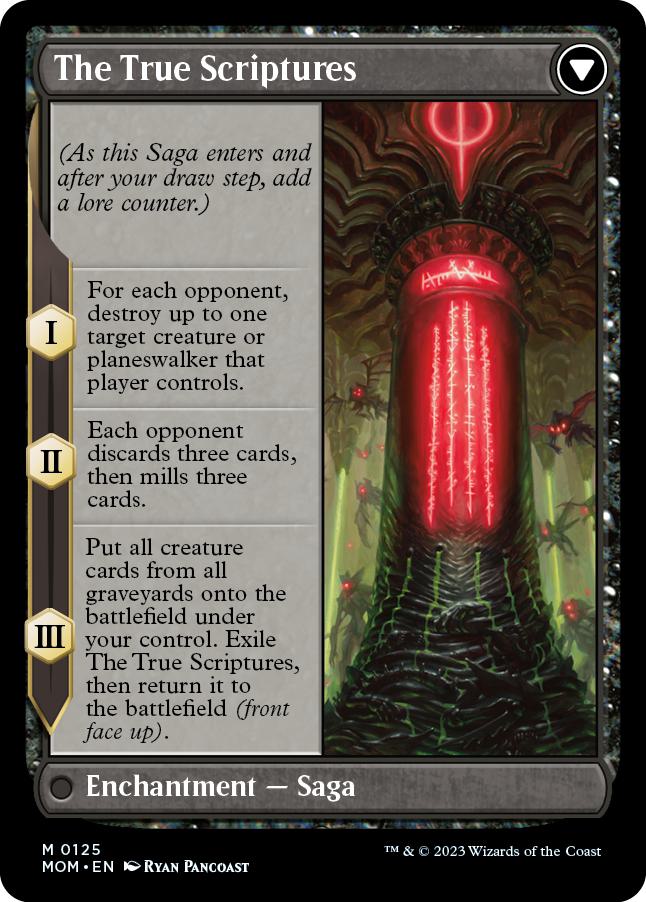 Sheoldred // The True Scriptures [125] [March of the Machine] [Non-Foil]
