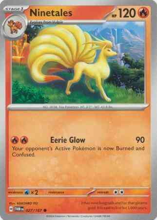 Ninetales - 027/167 - Common [sv06-027] [Non-Holo]