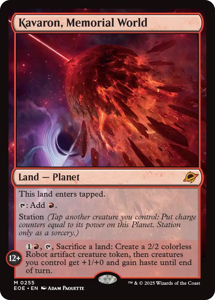 Kavaron, Memorial World [255] [Edge of Eternities] [Non-Foil]