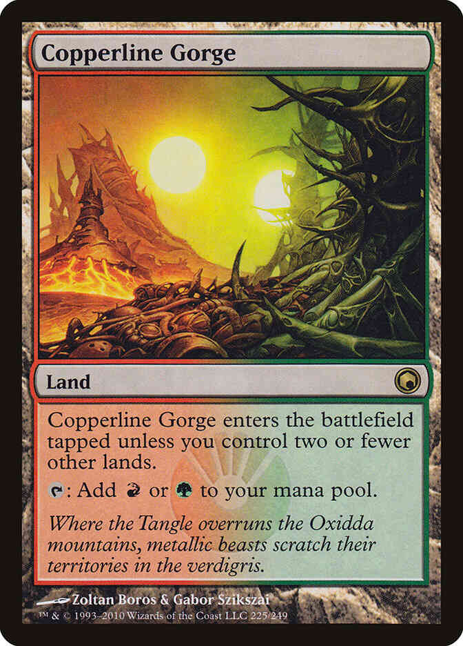 Copperline Gorge [225] [Scars Of Mirrodin] [Non-Foil]