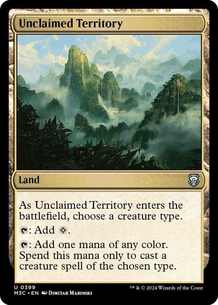Unclaimed Territory [399] [Modern Horizons 3: Commander] [Non-Foil]