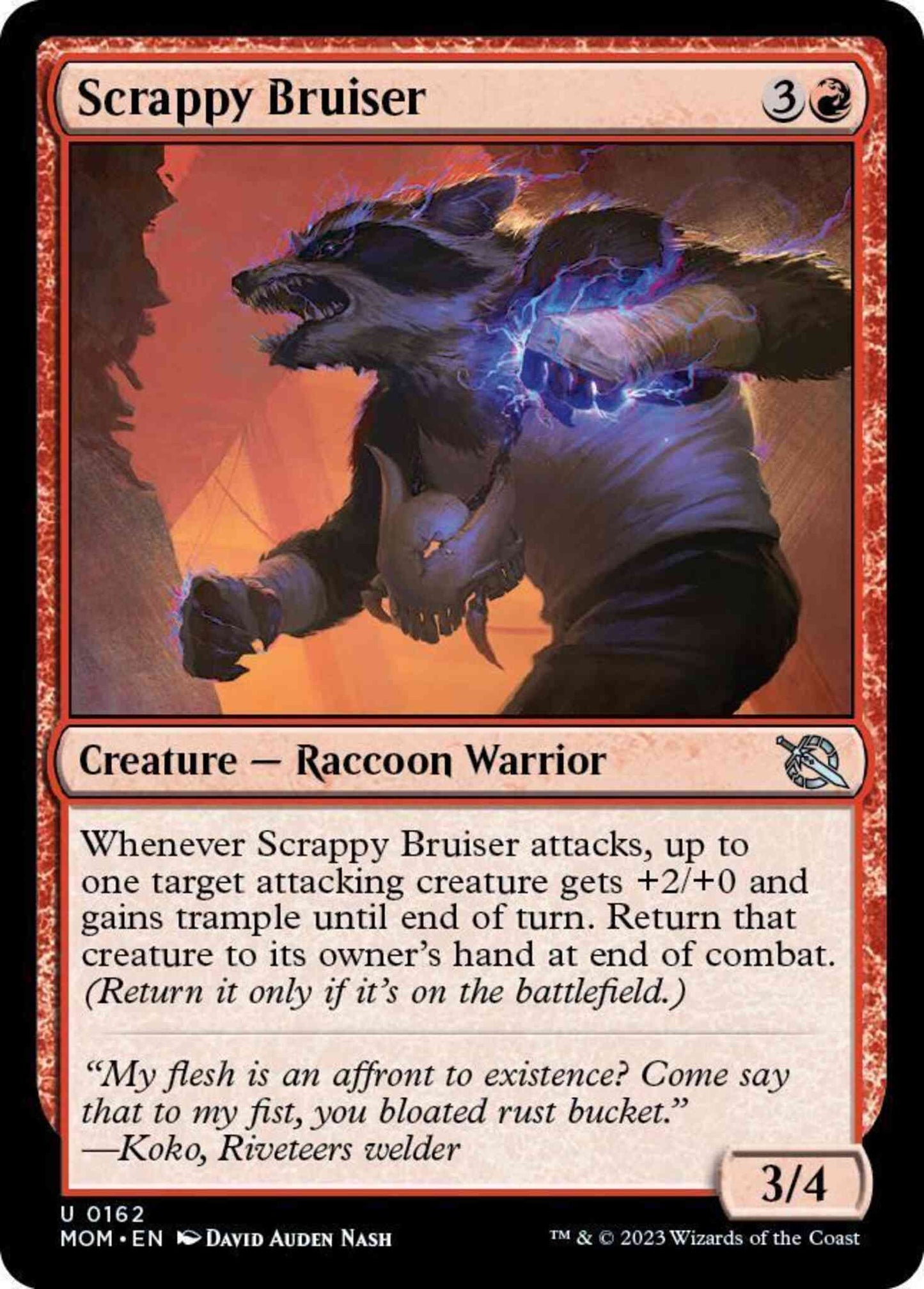 Scrappy Bruiser [162] [March of the Machine] [Non-Foil]