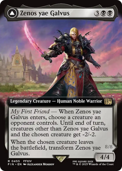Zenos yae Galvus // Shinryu, Transcendent Rival [455] [Extended Art] [FINAL FANTASY] [Non-Foil]