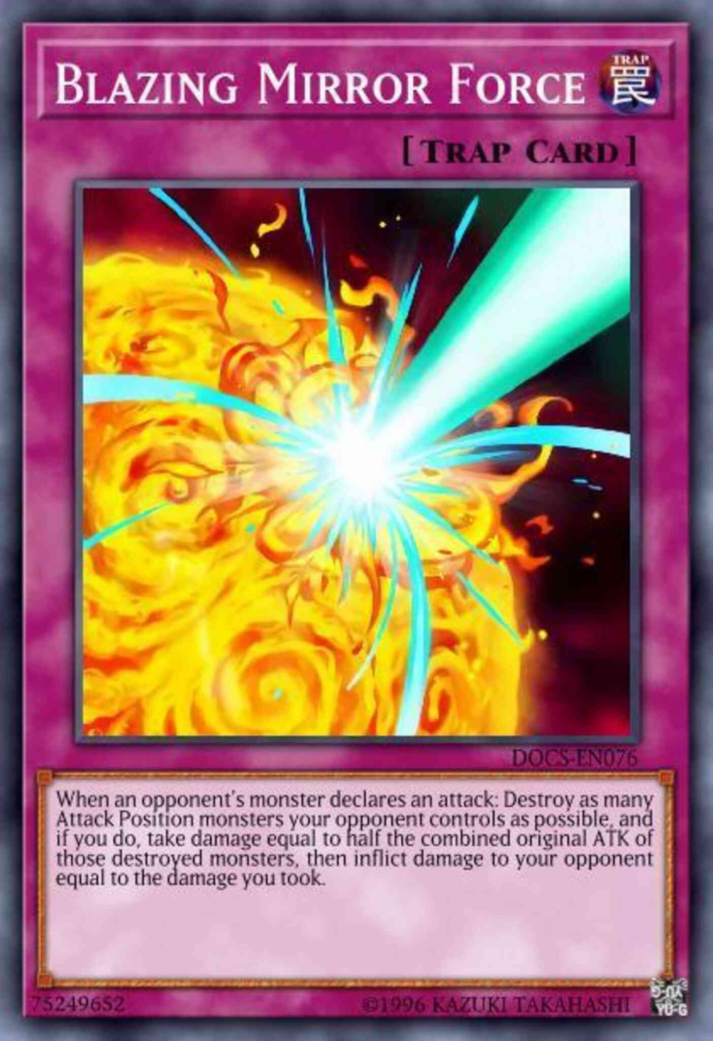 Blazing Mirror Force - SDPL-EN034 - Common - 1st Edition