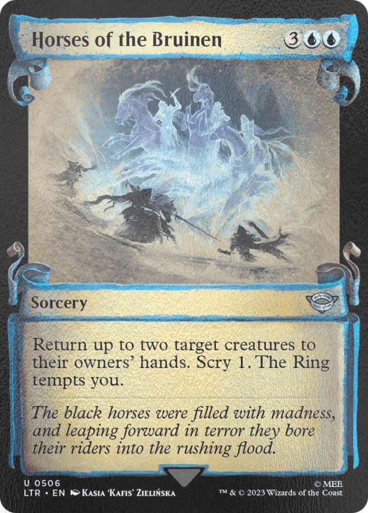 Horses of the Bruinen [506] [Scrolls Showcase] [The Lord of the Rings: Tales of Middle-earth] [Silver Foil]