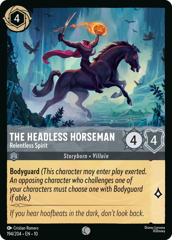 The Headless Horseman - Relentless Spirit - 194/204 [Whispers in the Well] [Non-Foil]