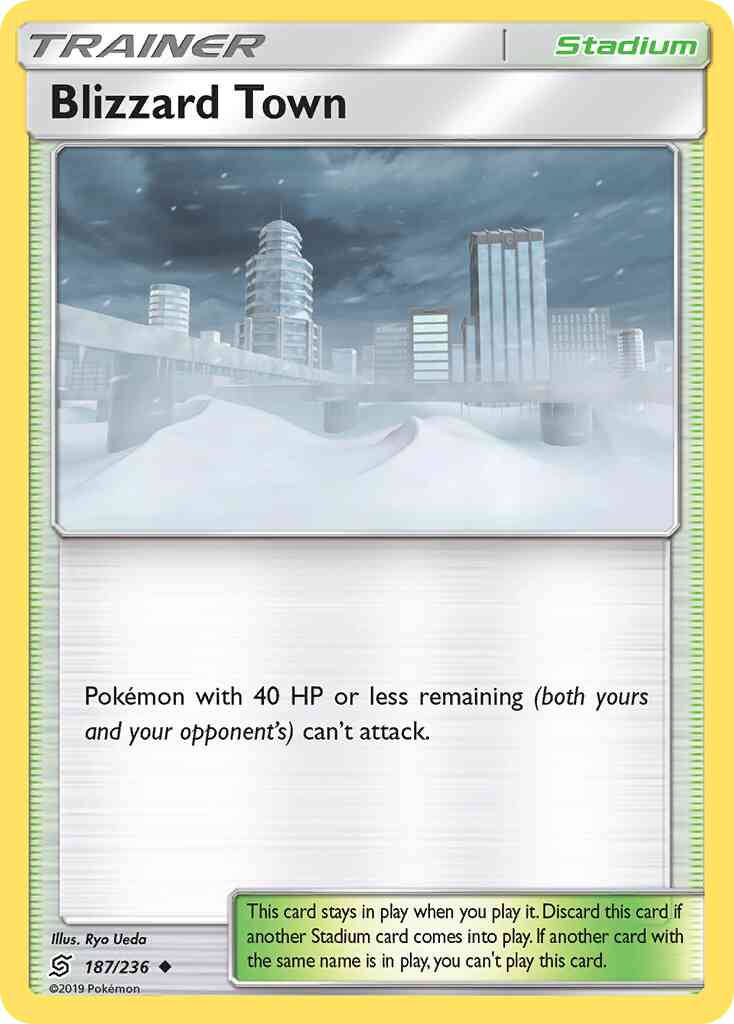 Blizzard Town - 187/236 - Uncommon [sm11-187] [Reverse Holo]