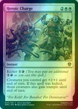Heroic Charge [20] [Dominaria United] [Foil]