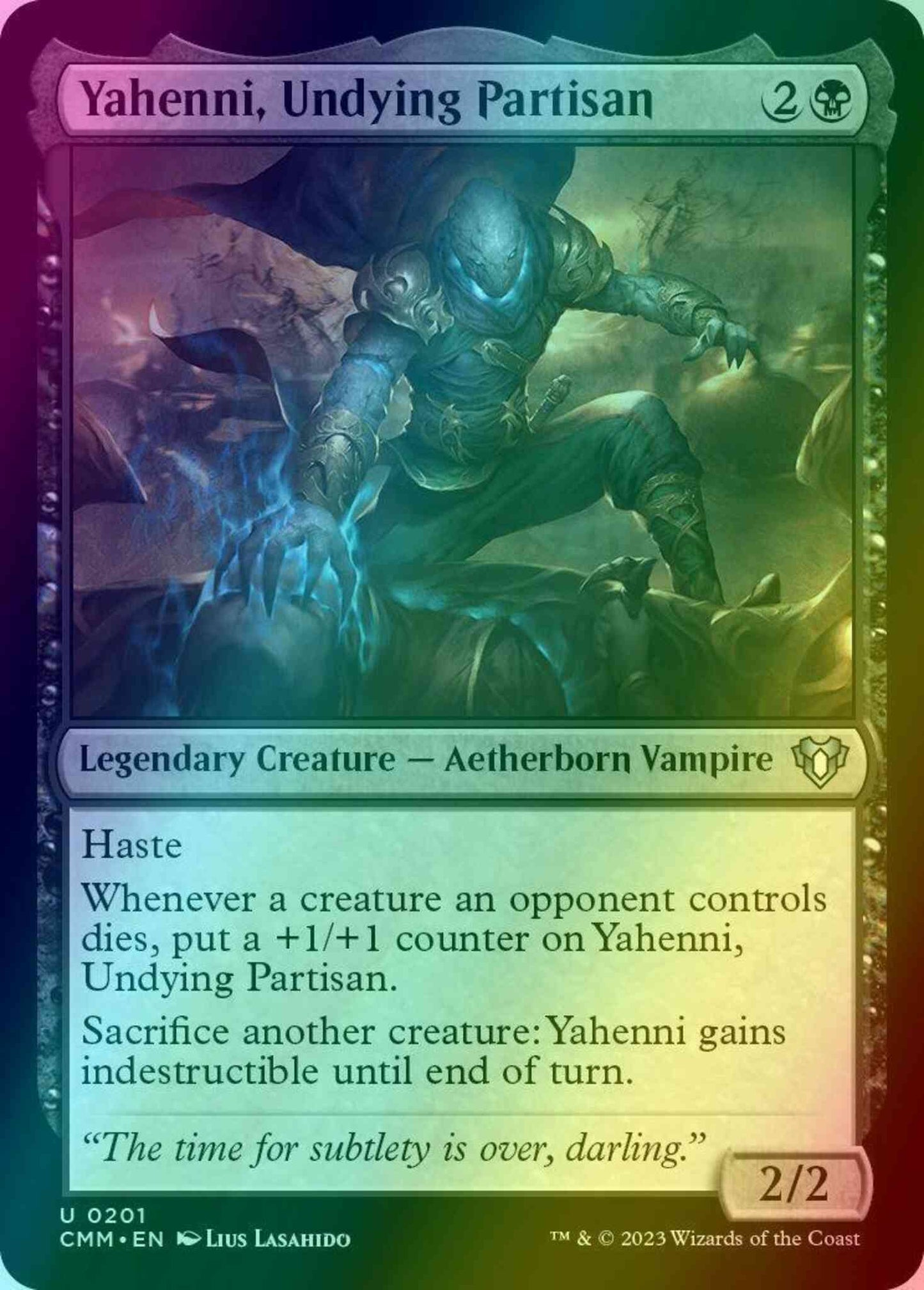 Yahenni, Undying Partisan [201] [Commander Masters] [Foil]