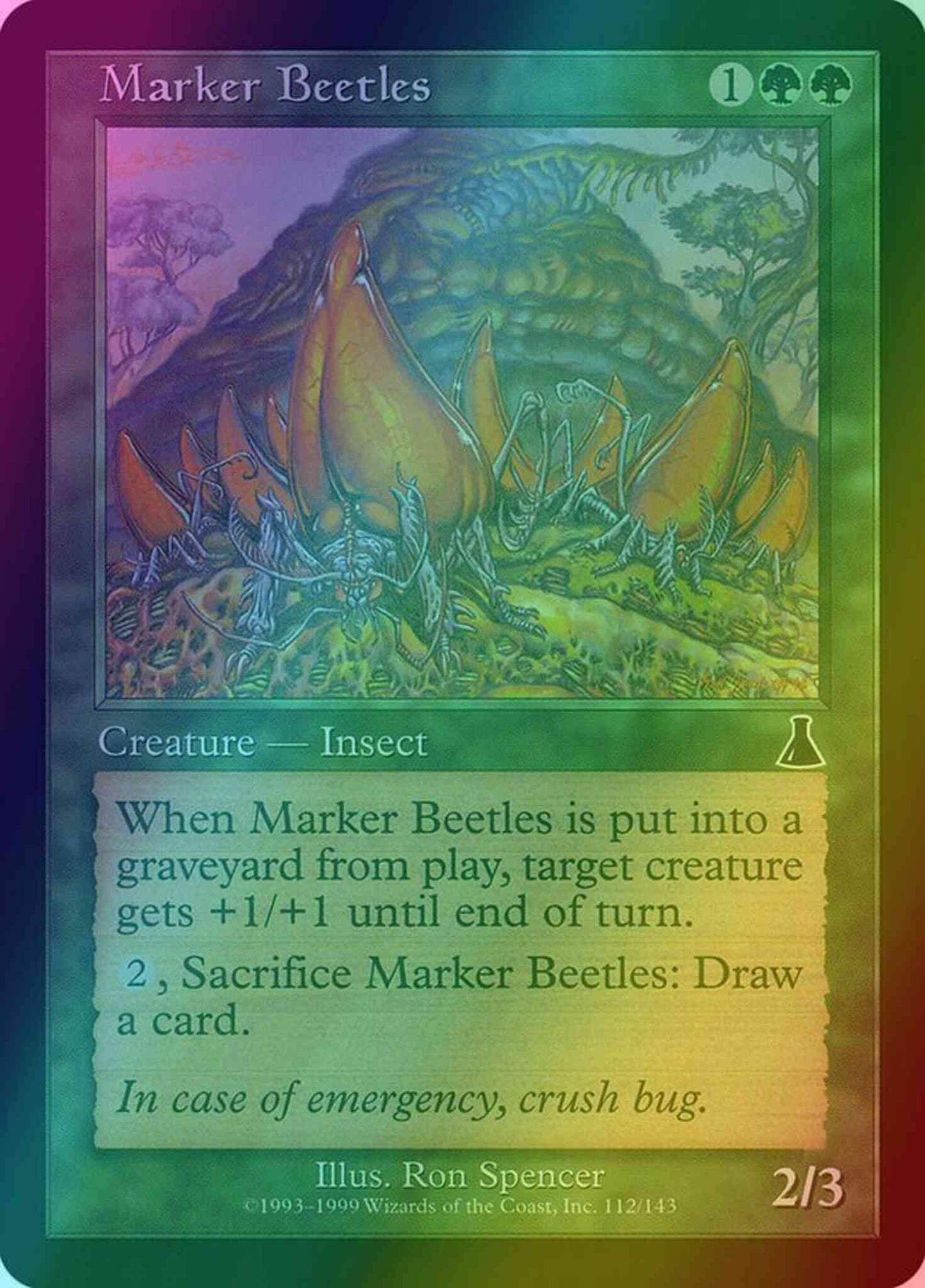 Marker Beetles [112] [Urza's Destiny] [Foil]