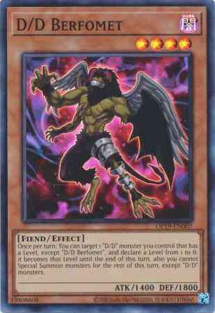 D/D Berfomet - OP19-EN007 - Super Rare - Unlimited
