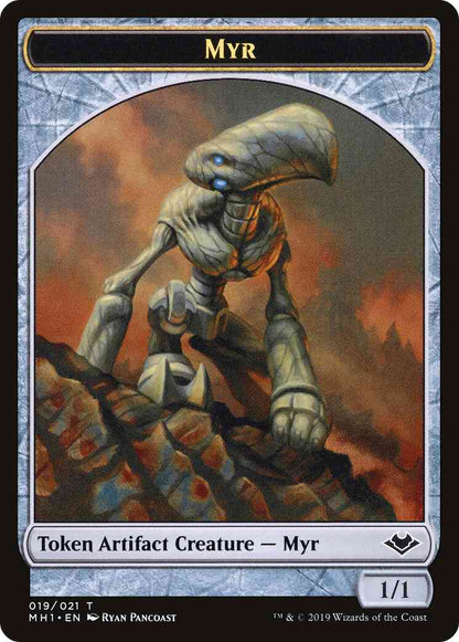 Myr Token (19) // Soldier Token (04) [Modern Horizons Tokens] [Non-Foil]