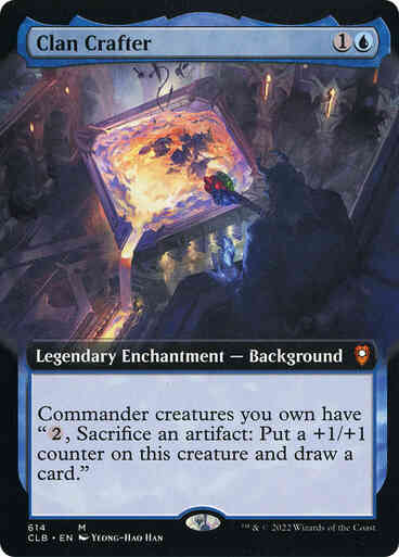 Clan Crafter [614] [Extended Art] [Commander Legends: Battle for Baldur's Gate] [Non-Foil]