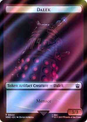 Dalek Token (44) // Treasure Token (63) [Universes Beyond: Doctor Who: Tokens] [Surge Foil]