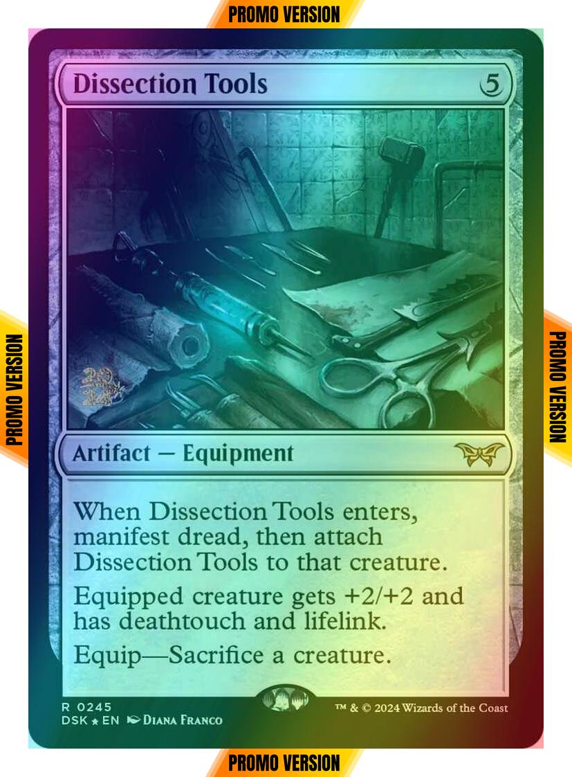 Dissection Tools [245s] [Prerelease] [Duskmourn: House of Horror: Promos] [Foil]