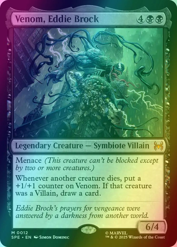 Venom, Eddie Brock [12] [Marvel's Spider-Man Eternal] [Foil]