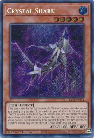 Crystal Shark - RA03-EN031 - Secret Rare - 1st Edition