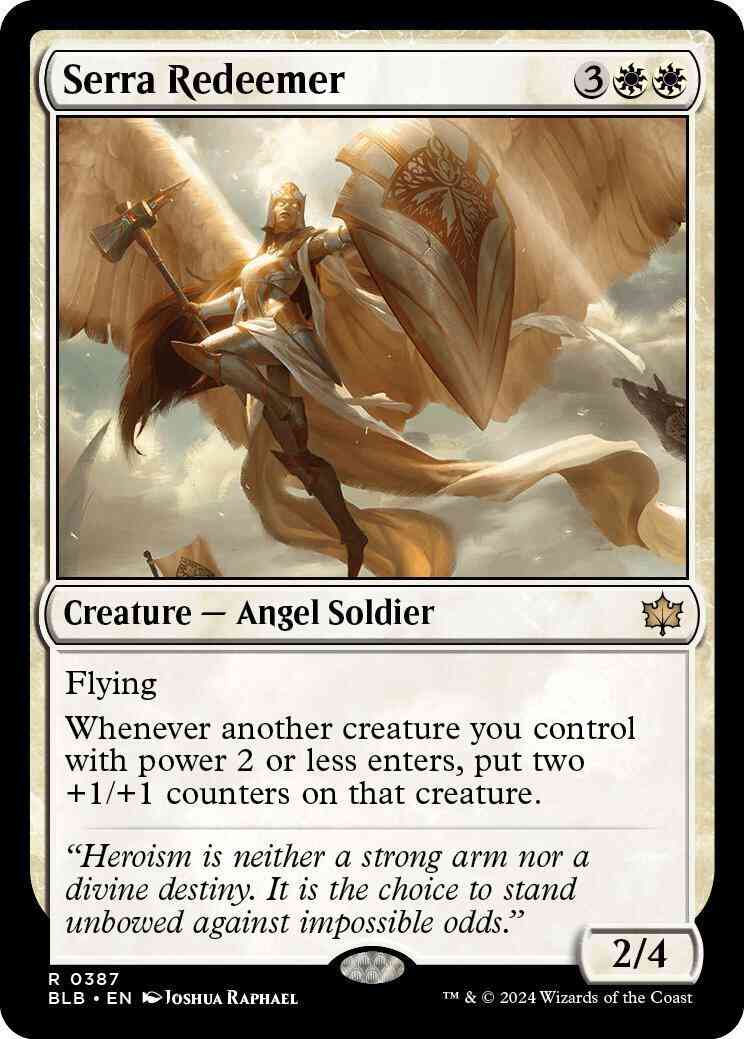 Serra Redeemer [387] [Starter Kit Exclusive] [Bloomburrow] [Non-Foil]