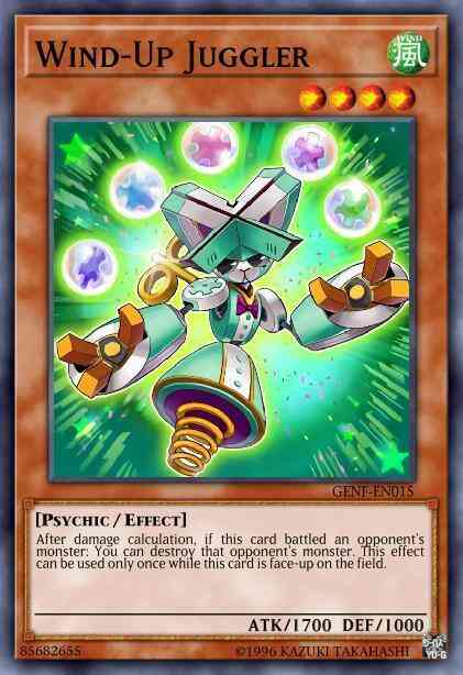 Wind-Up Juggler - BP03-EN086 - Shatterfoil Rare - 1st Edition