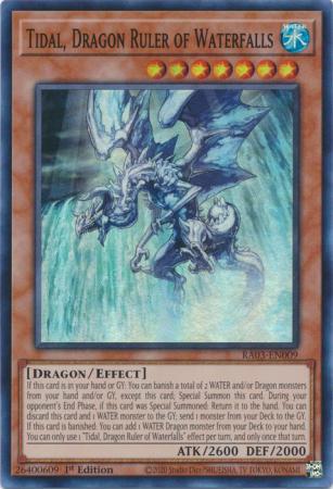 Tidal, Dragon Ruler of Waterfalls - RA03-EN009 - Super Rare - 1st Edition