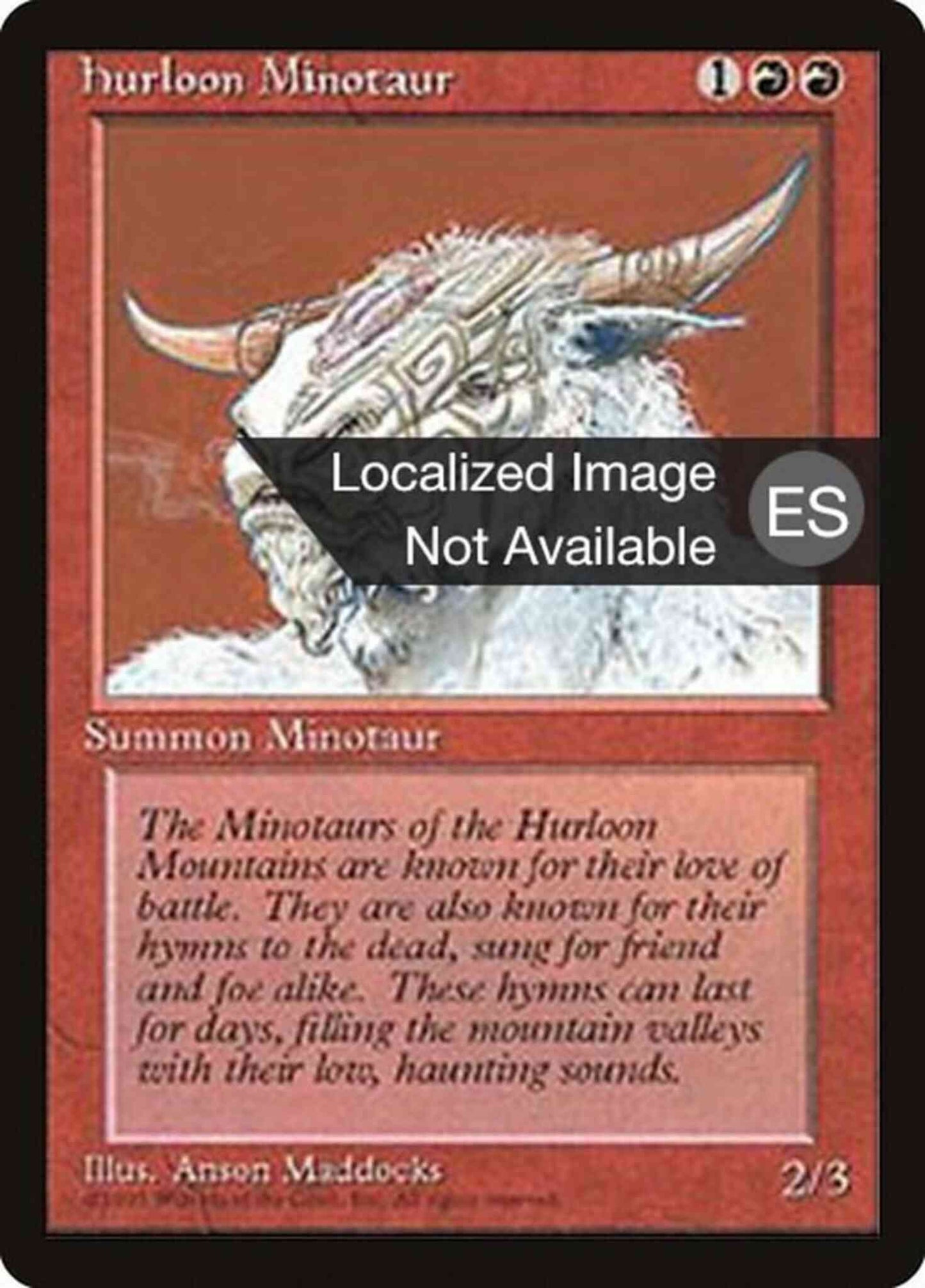 Hurloon Minotaur - Japanese [202] [Fourth Edition Black Border: Japanese] [Non-Foil]