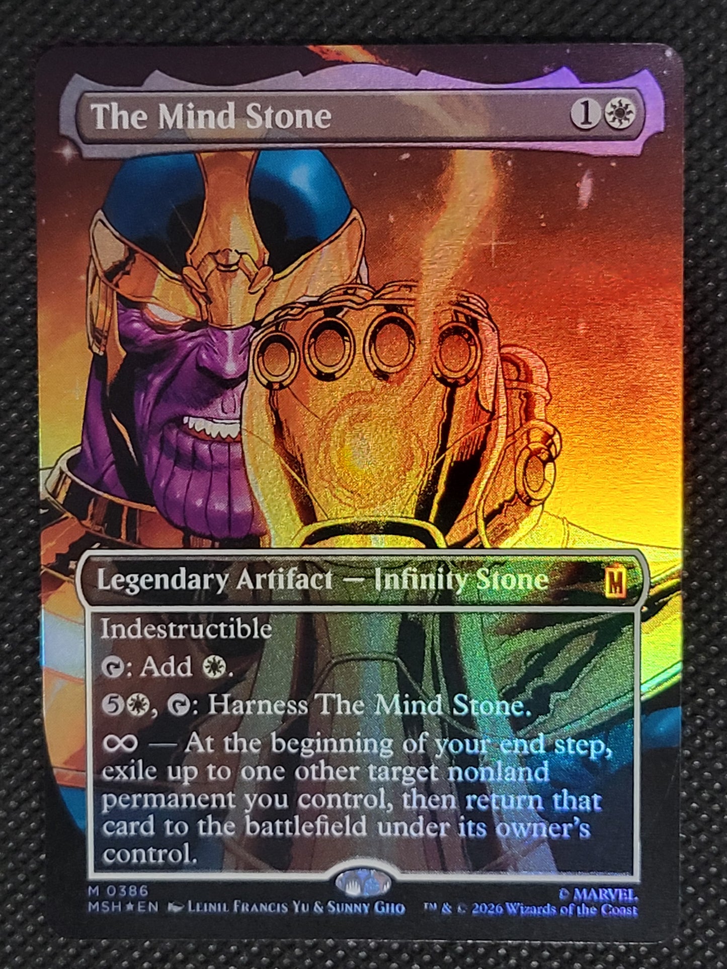 The Mind Stone — Borderless|Gauntlet|Foil — ID 17717