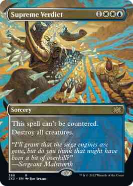 Supreme Verdict [388] [Borderless] [Double Masters 2022] [Non-Foil]