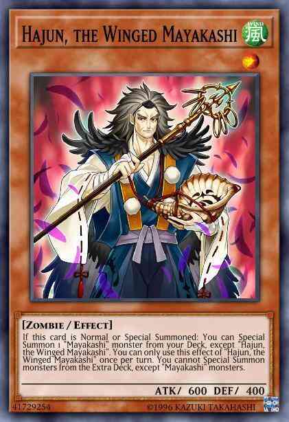 Hajun, the Winged Mayakashi - HISU-EN029 - Secret Rare - 1st Edition