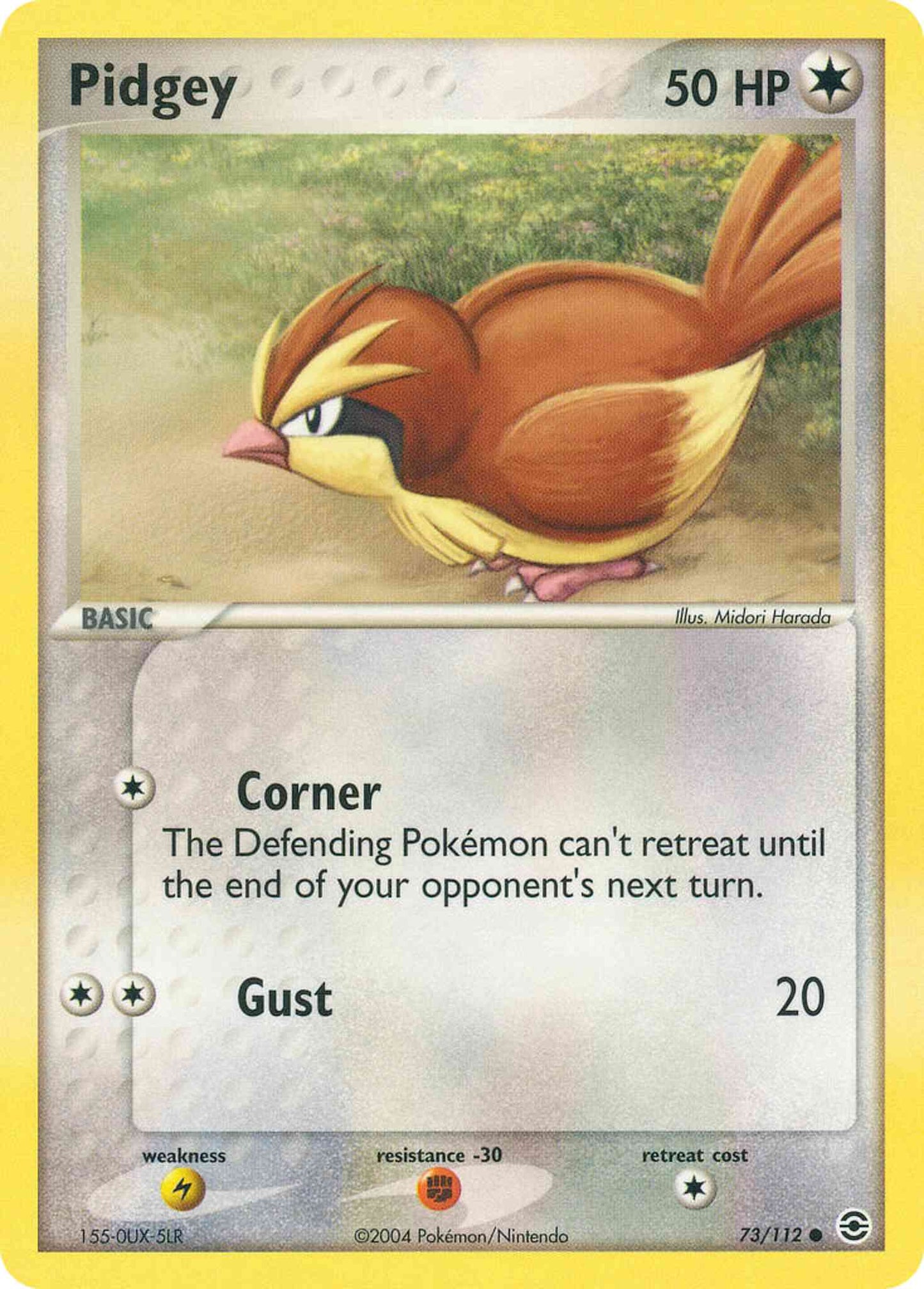 Pidgey - 73/112 - Common [ex6-73] [Reverse Holo]