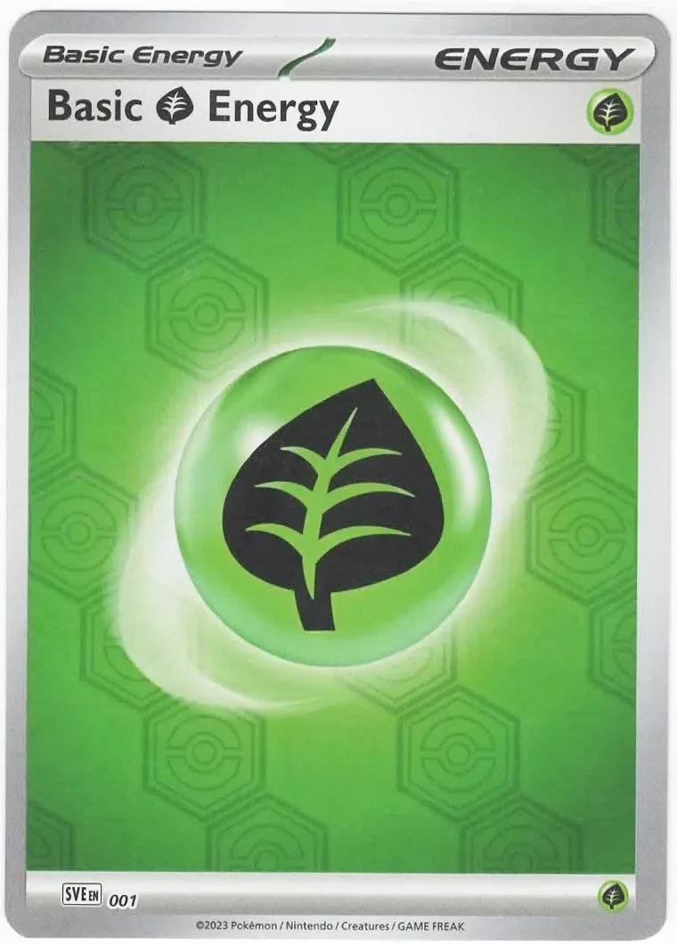Basic Grass Energy - 001 - Common [sve-001] [Reverse Holo]