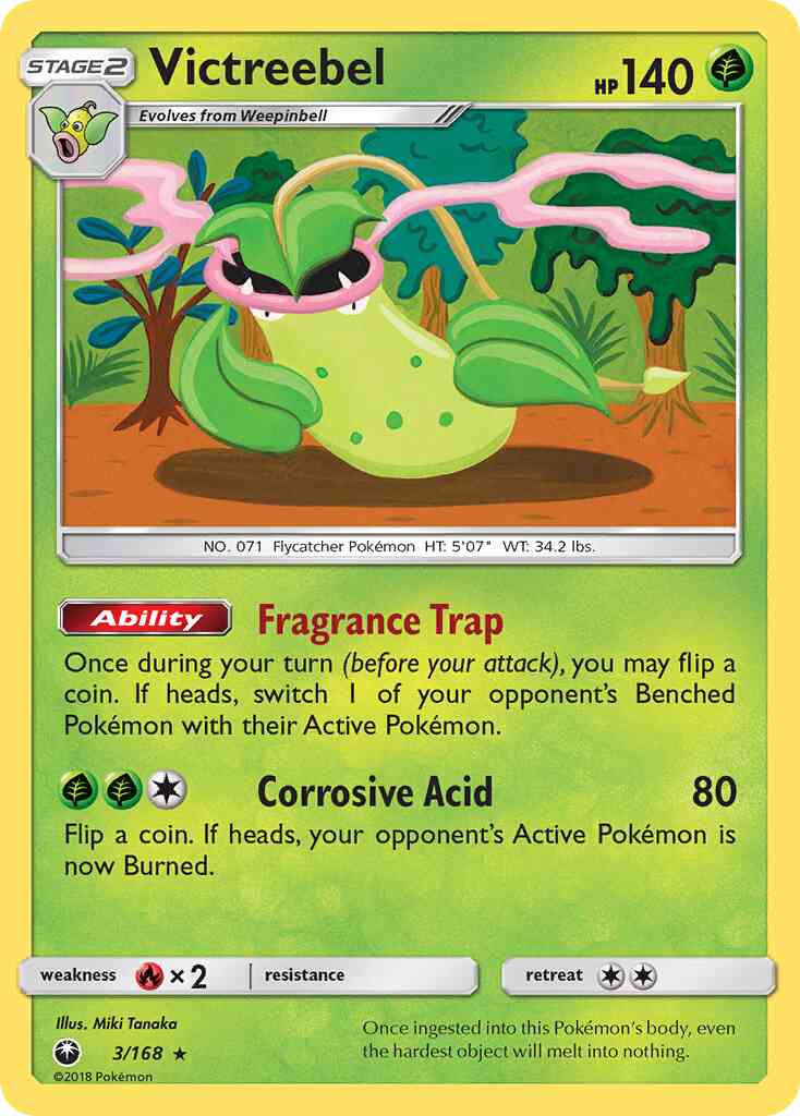 Victreebel - 3/168 - Rare Holo [sm7-3] [Holo]
