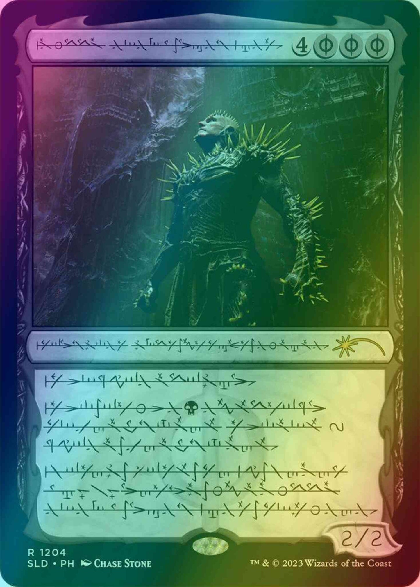 K'rrik, Son of Yawgmoth - Phyrexian [1204] [Phyrexian Showcase] [Phrexian Faves] [Secret Lair Drop] [Foil]
