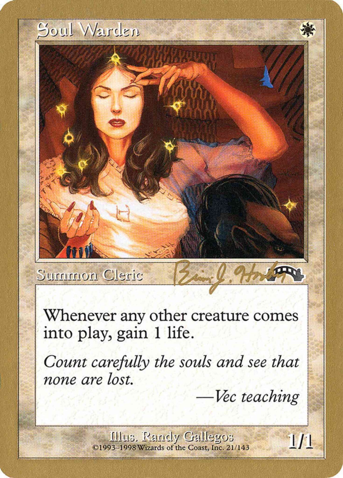 Soul Warden [bh21] [World Championship Decks 1998] [Non-Foil]