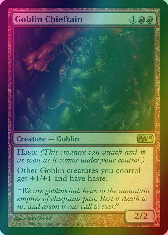 Goblin Chieftain [139] [Magic 2010] [Foil]