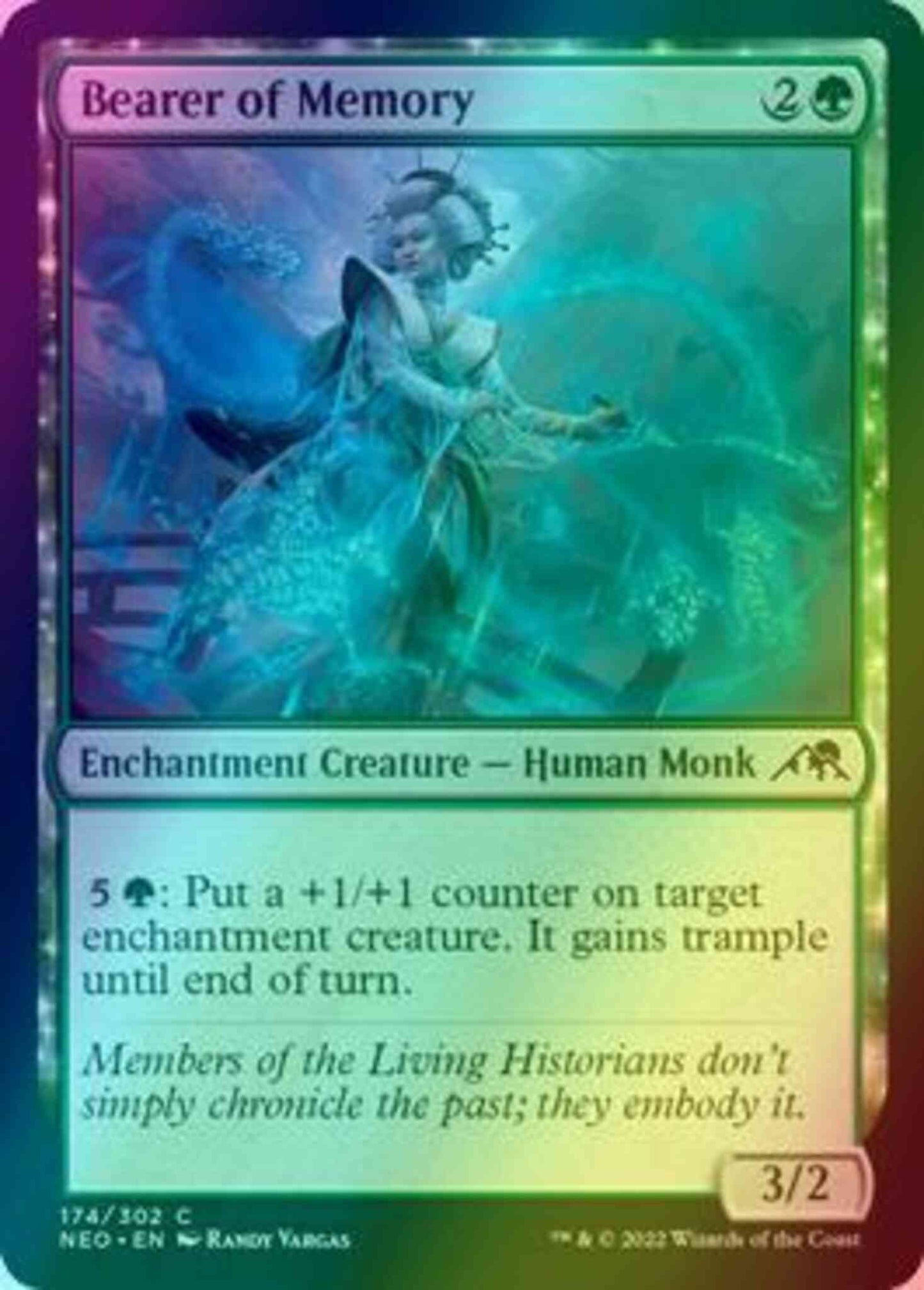 Bearer of Memory [174] [Kamigawa: Neon Dynasty] [Foil]