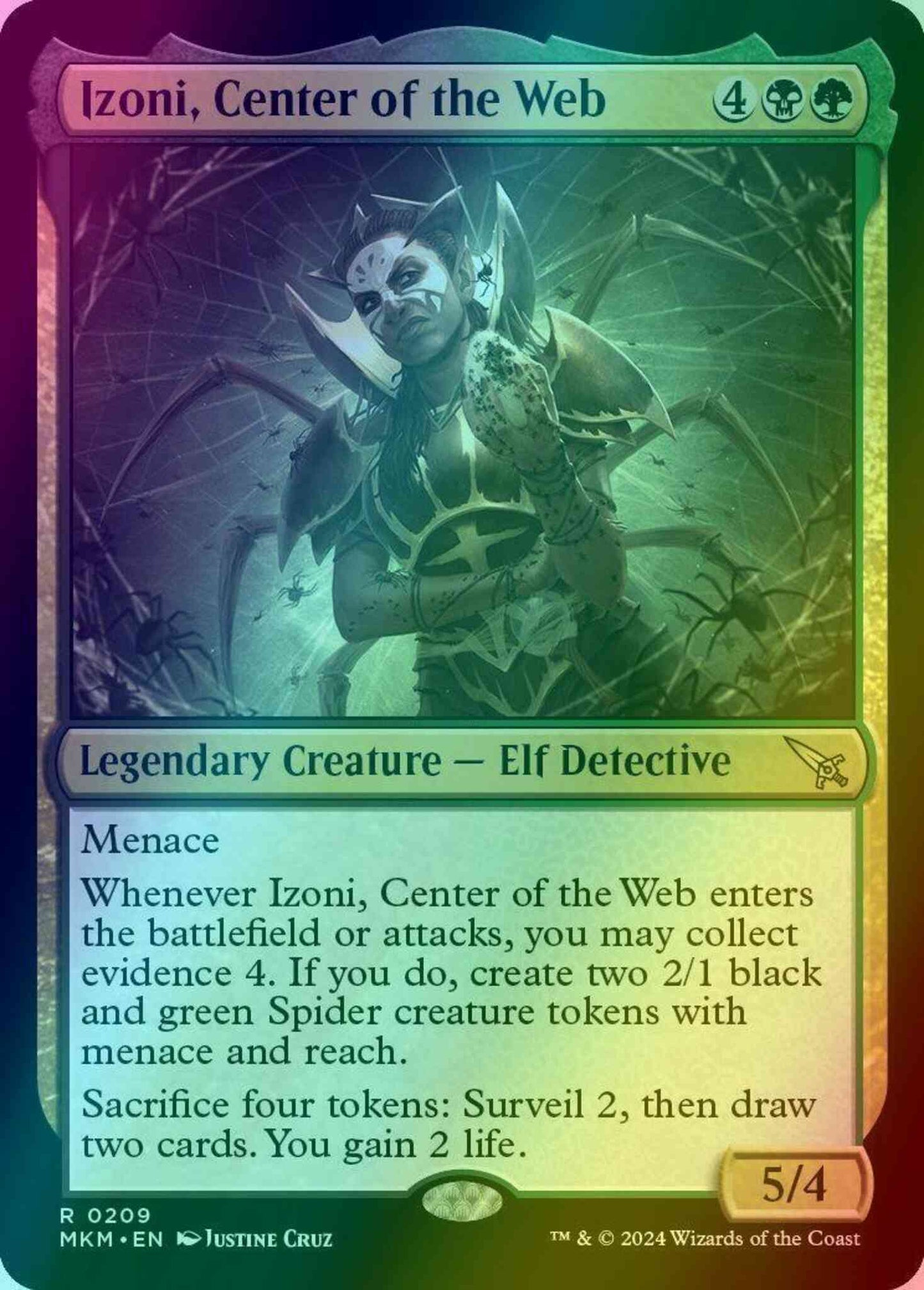 Izoni, Center of the Web [209] [Murders at Karlov Manor] [Foil]