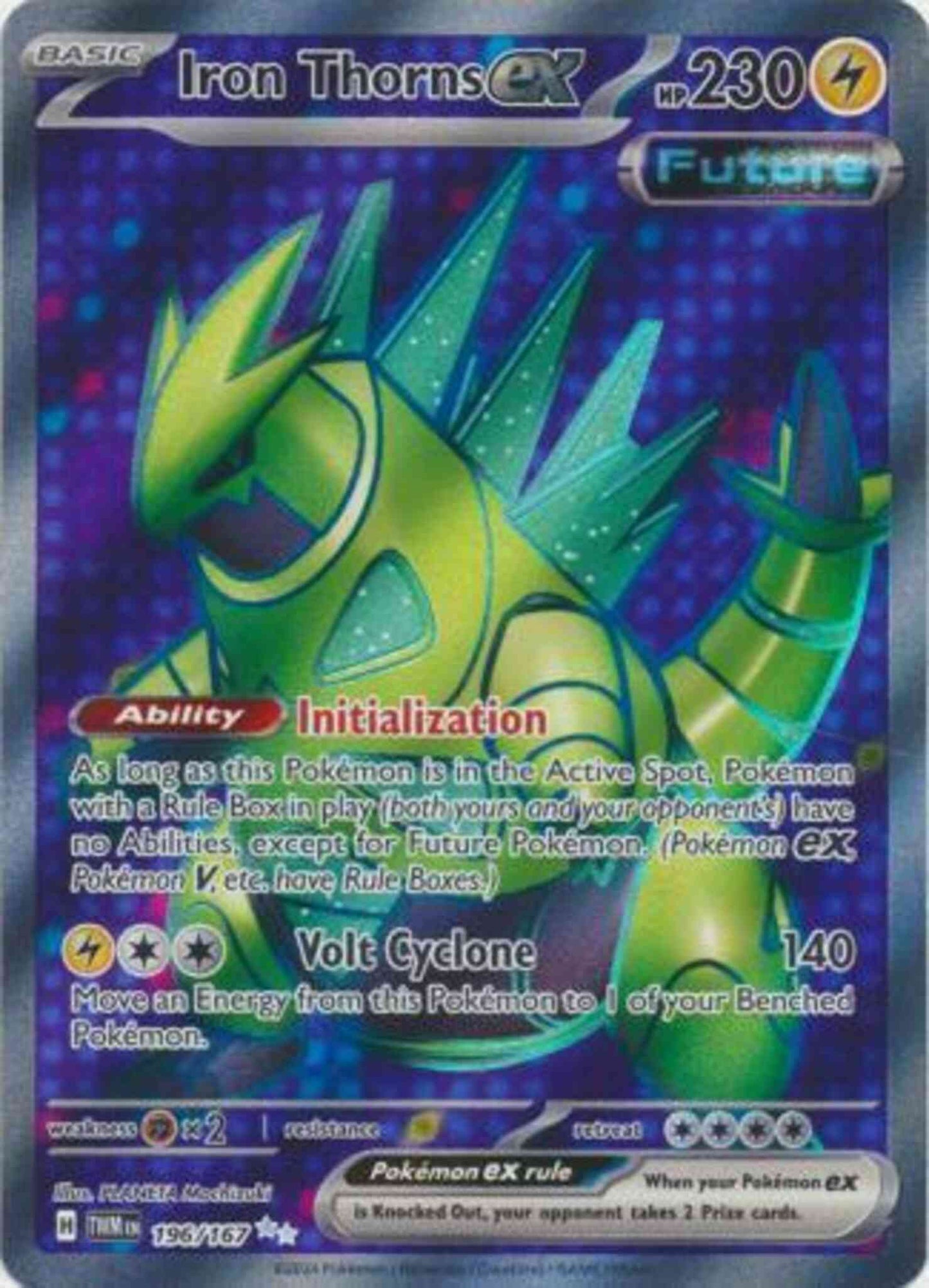 Iron Thorns ex - 196/167 - Ultra Rare [sv06-196] [Ultra]
