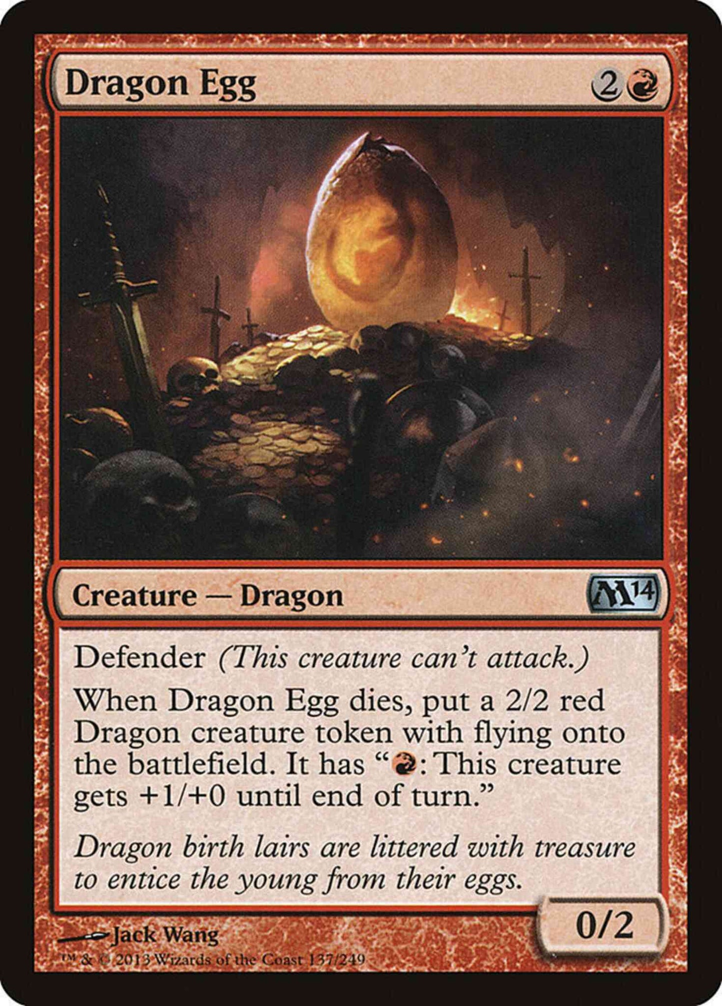 Dragon Egg [137] [Magic 2014] [Non-Foil]