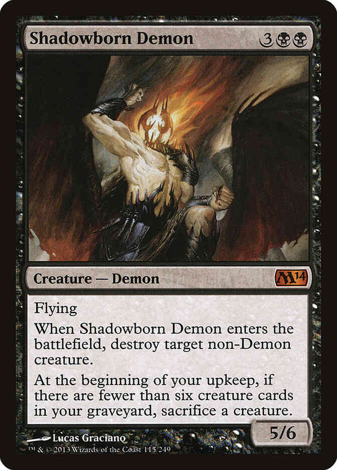 Shadowborn Demon [115] [Magic 2014] [Non-Foil]