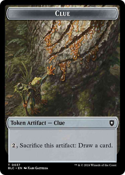 Clue Token (37) // Eldrazi Token (02) [Bloomburrow: Commander: Tokens] [Non-Foil]