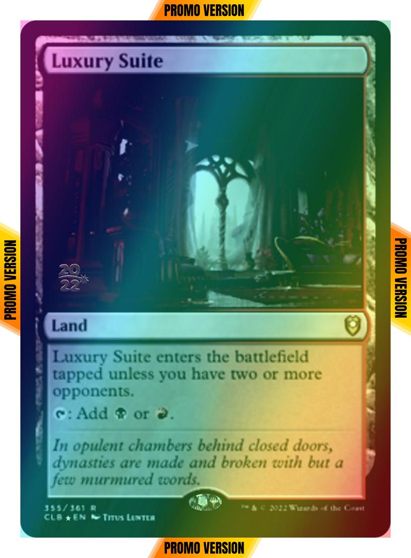 Luxury Suite [355s] [Prerelease] [Commander Legends: Battle for Baldur's Gate: Promos] [Foil]