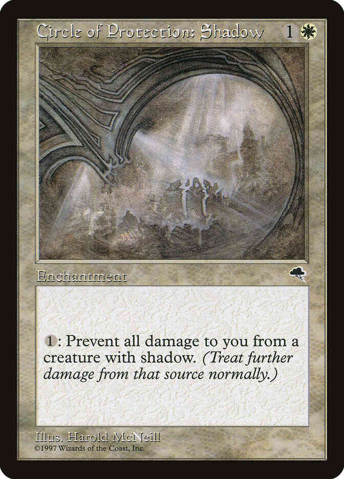 Circle of Protection: Shadow [12] [Tempest] [Non-Foil]