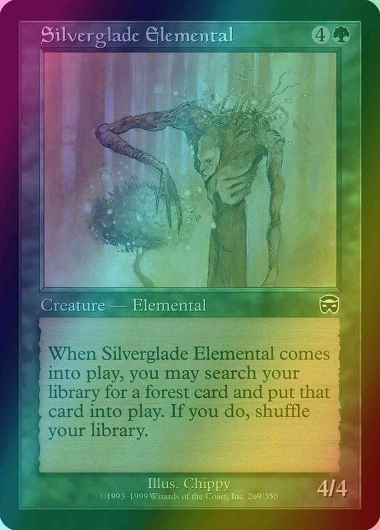 Silverglade Elemental [269] [Mercadian Masques] [Foil]