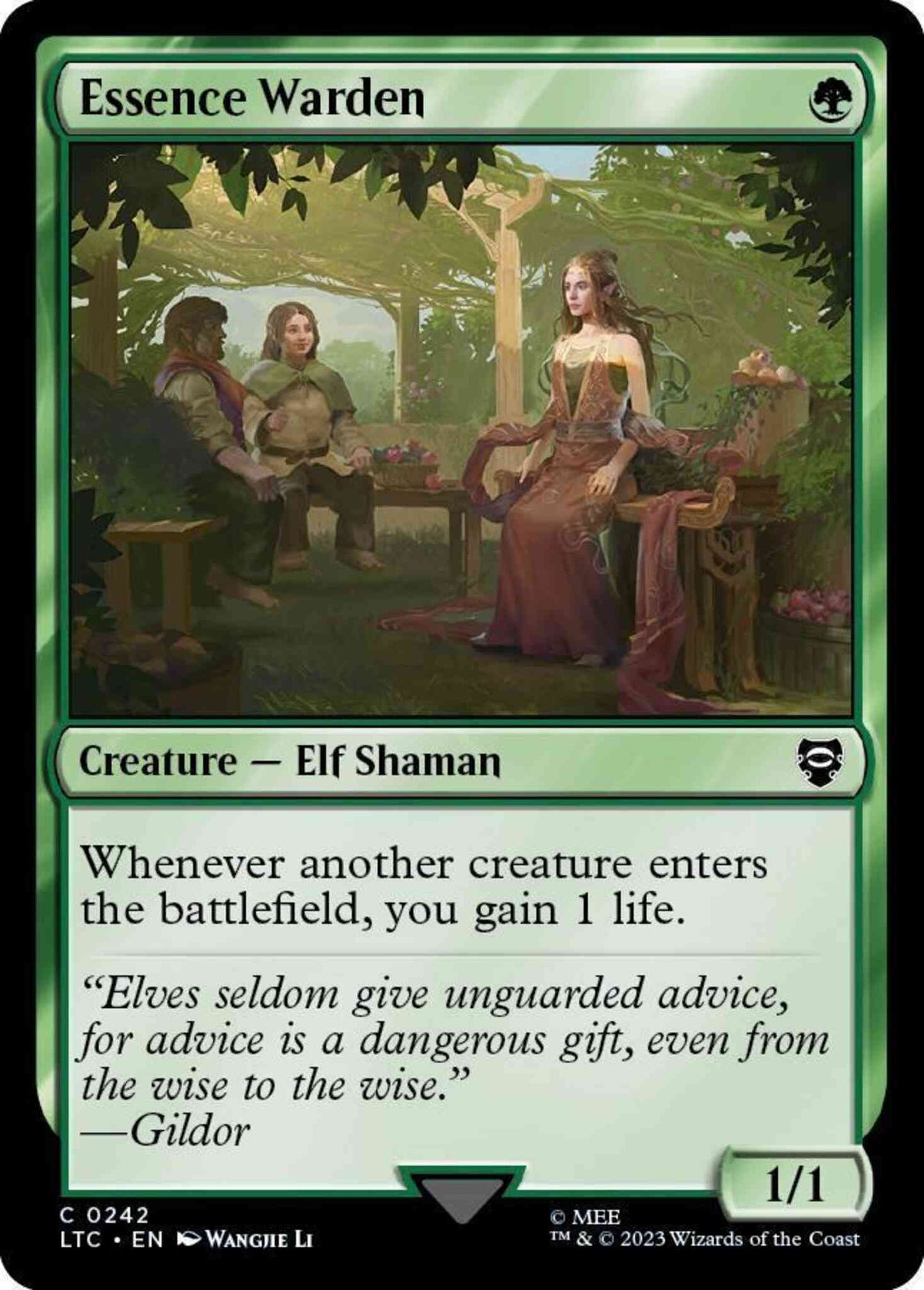 Essence Warden [242] [The Lord of the Rings: Tales of Middle-earth: Commander] [Non-Foil]
