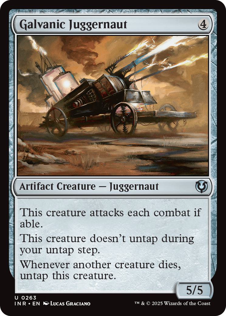 Galvanic Juggernaut [263] [Innistrad Remastered] [Non-Foil]