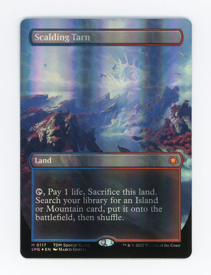 Scalding Tarn — Borderless|Dragonscale Foil — ID 17263